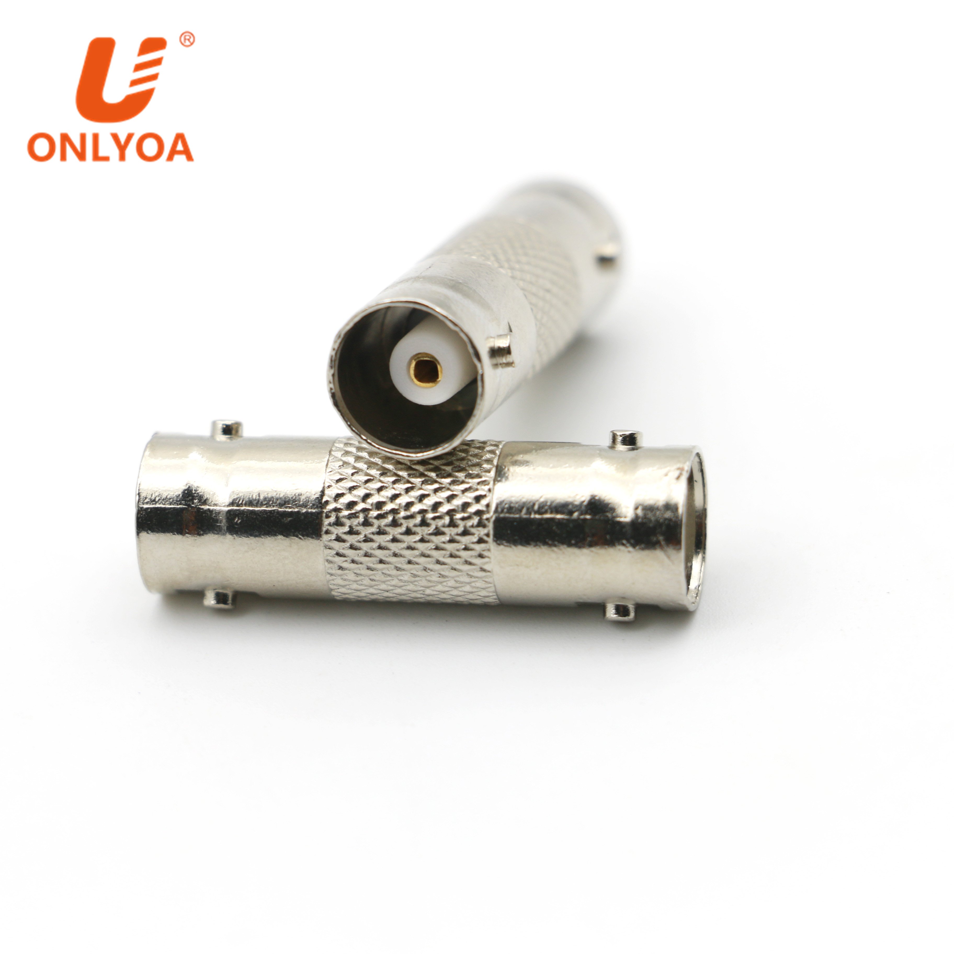 Brass BNC Female to BNC Female Adapter Coaxial Connector and RCA Adapter for CCTV