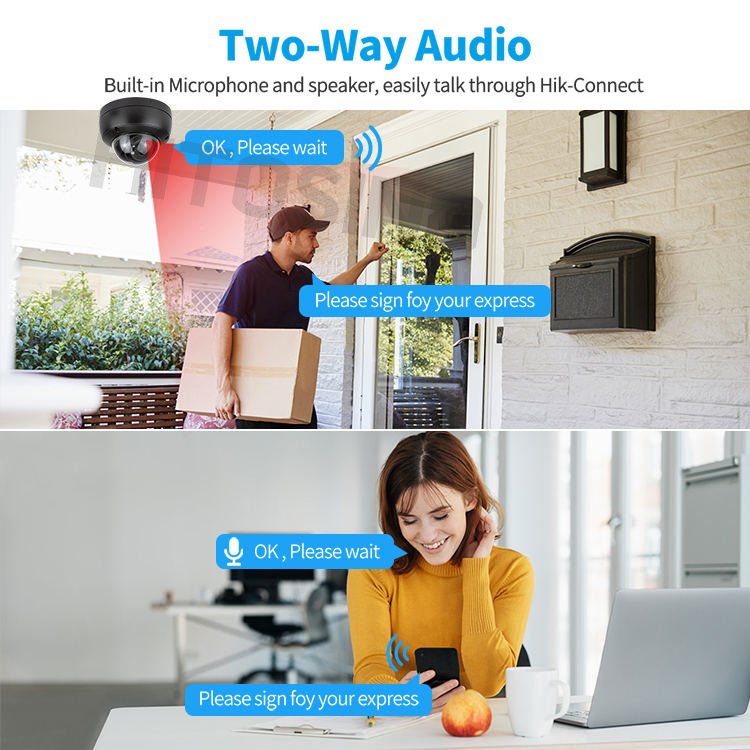 HIK 8ch 16 24 32 Channels POE NVR 4MP 8MP 4K 2 way Audio Face Detection Black Dome IP Network Security Camera System