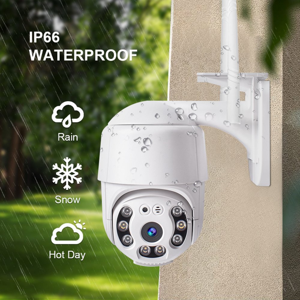 Outdoor PTZ Security Camera System Night Vision Surveillance CCTV IP Camera WIFI security camera