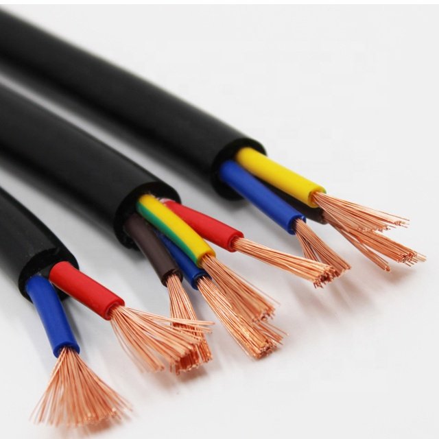 High Quality Flame Retardant RVV Cable PVC Sheathed Flexible Wire 300V 3 Core Electrical Internal Control Cable