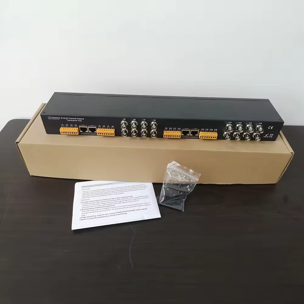 Hd Passive Video Balun 4 8 Channel 16inch Balun CCTV UTP BNC Video RJ45 Balun de Video cctv