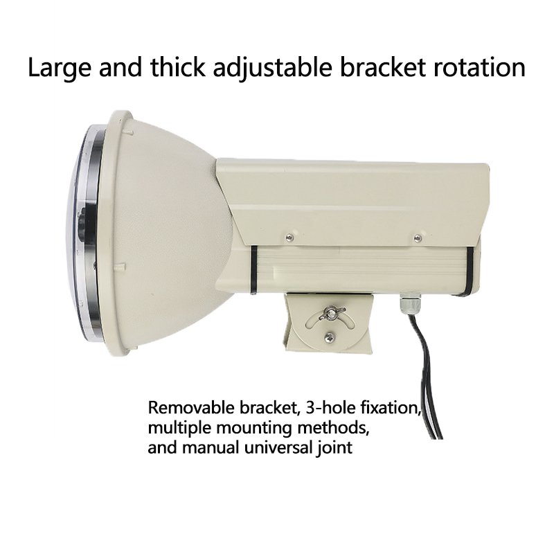 IP66 Rated Smart Outdoor LED CCTV Camera Flood Light Aluminum Body with Reflector for Road Surveillance Surveillance Accessories