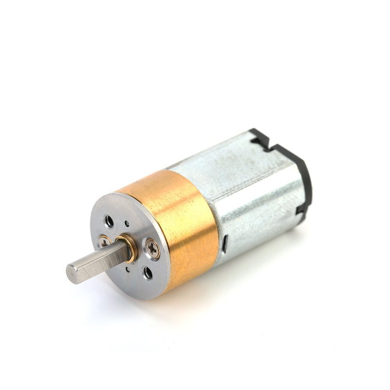 15.5mm 3v 6v 12v small geared mini electric dc motor option with dual shaft connector wire and encoder