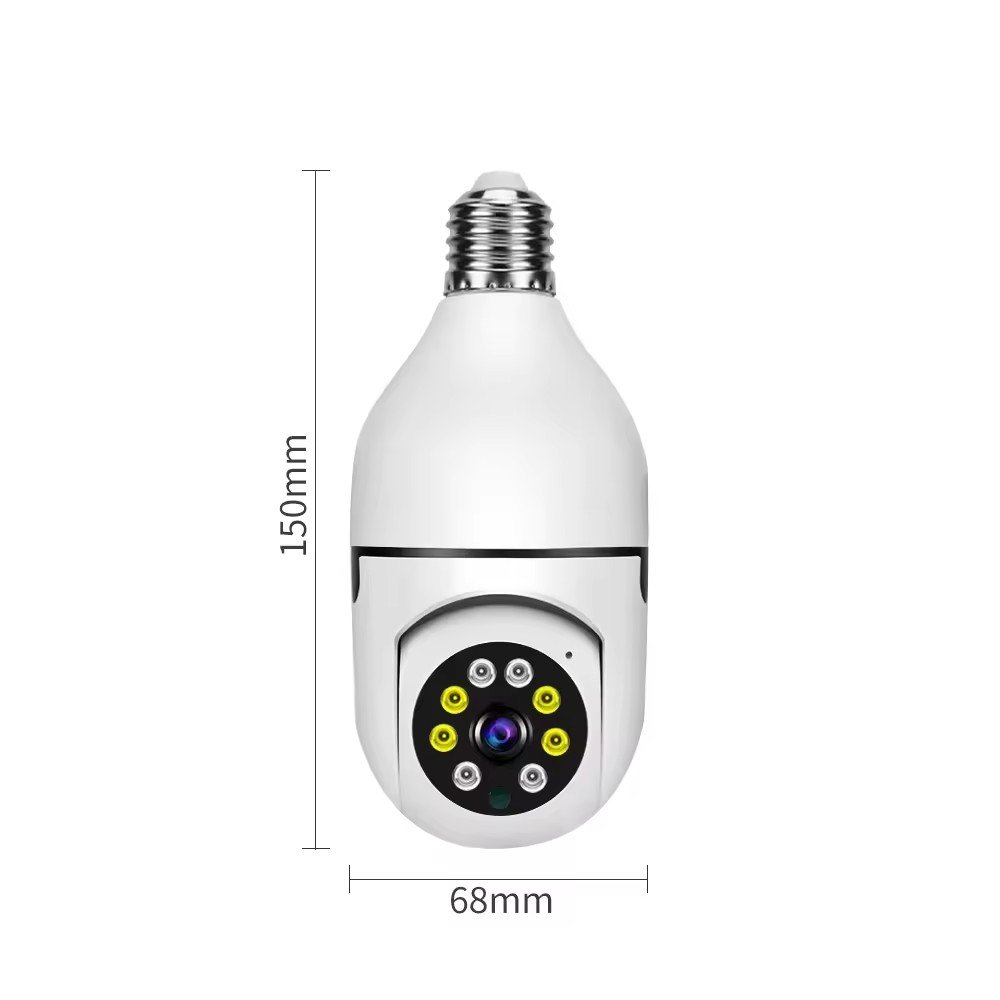 Light CCTV wireless bulb 360degree view 720P mini hidden home security cctv camera system OEM ODM