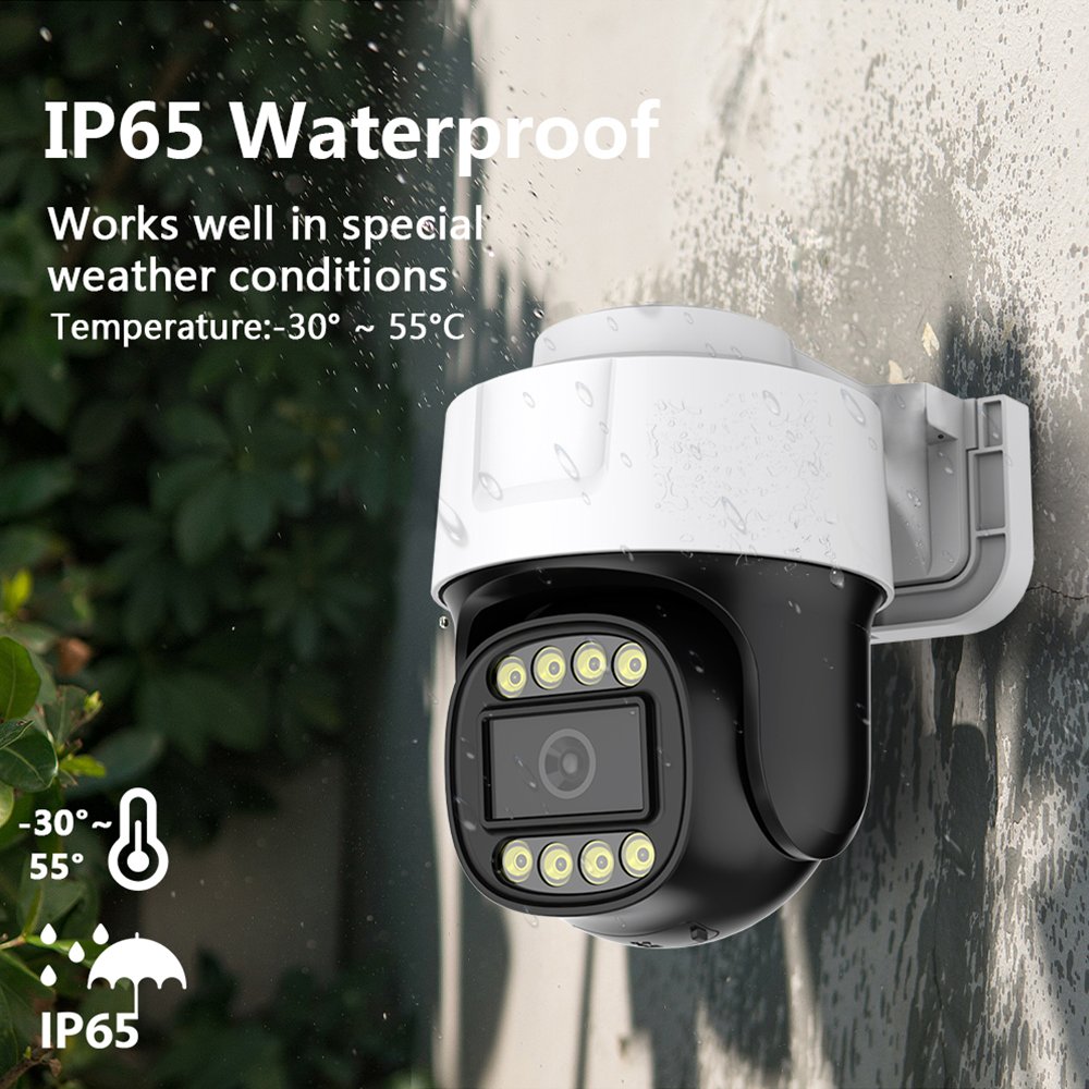 4K 8mp Ptz Poe Camera Xmeye Two way Audio SD Card Cctv Outdoor Waterproof Ip Network Security Camera System surviellance camaras