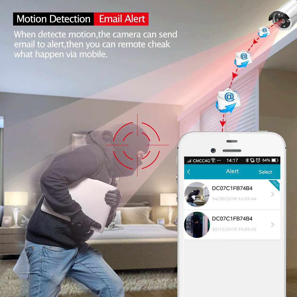 New arrival tuya smart HD CCTV Camera Security IP Camera Wireless Camera Kits CCTV System 4ch Wifi NVR Kit
