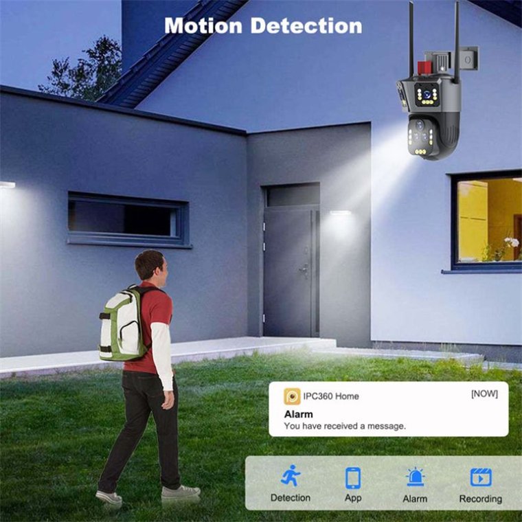 Rscamtom 10K Outdoor CCTV for Outdoor Security Surveillance 20X Zoom Wireless Wifi Camera for Remote Monitoring System