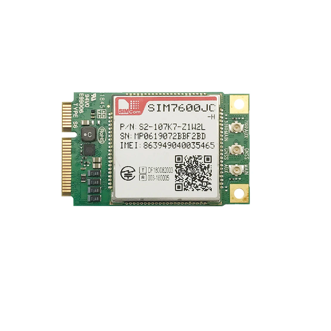 SIM7600A-H Mini PCIE series integrates multiple satellite high accuracy positioning GNSS compatible with SIM5320/SIM5360