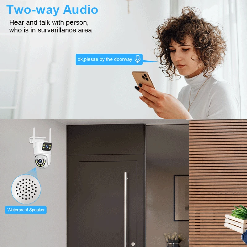 6MP WiFi CCTV System Dual Lens 8CH NVR Video Kit Audio PoE Night Vision IP Cameras HDD ICse Wireless Security