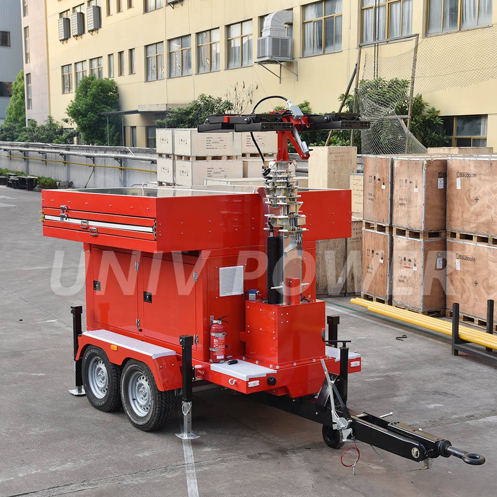 Camera Surveillance CCTV Solar systems Mobile Trailer Tower