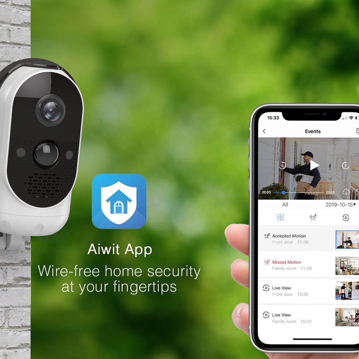 Waterproof Battery Network Camera For Thermal Image wifi Camera IP65 1080P Solar intelligent surveillance mini wireless