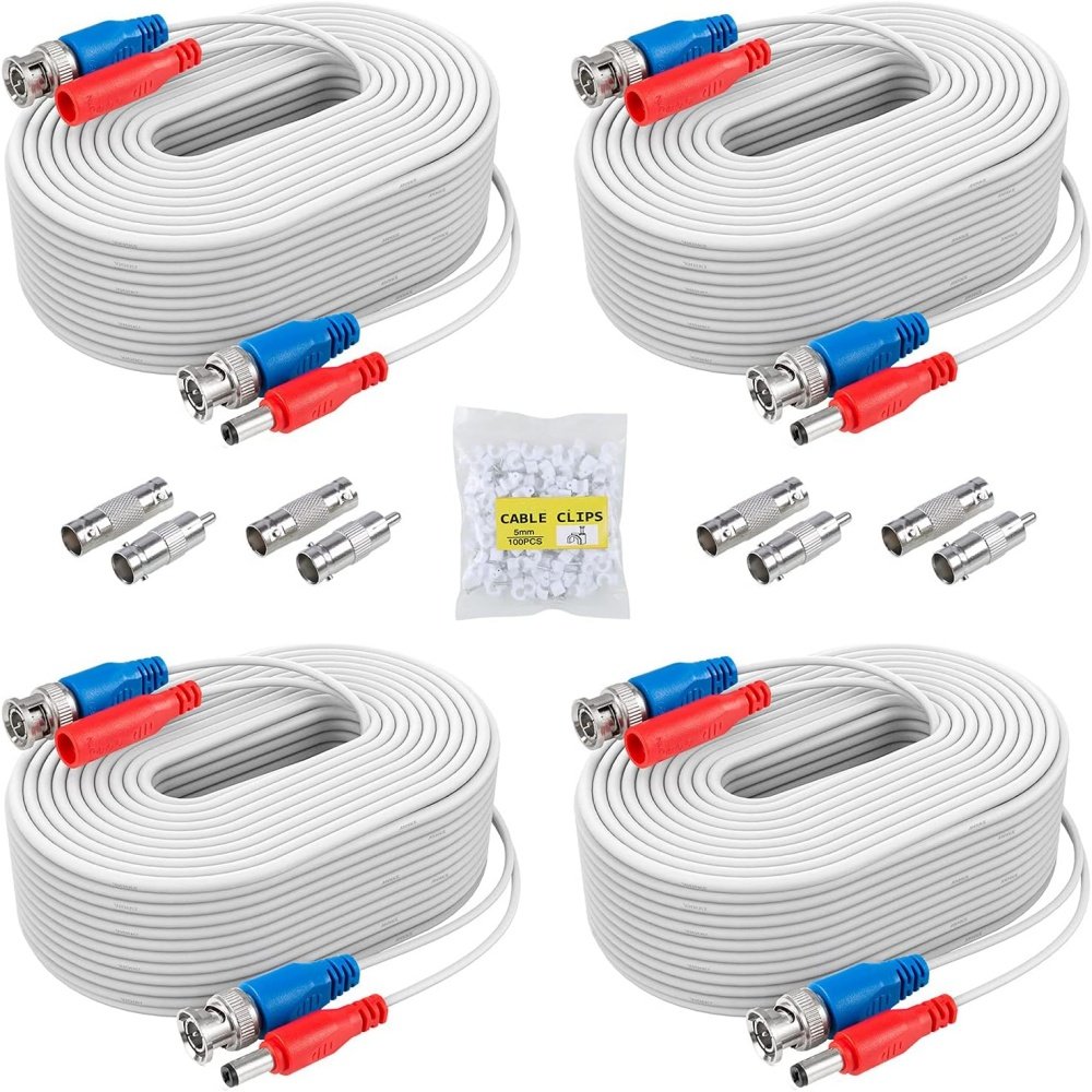 Bnc Cable All-in-One Siamese Video and Power Security Camera Cable for All Max 5MP HD CCTV cable DVR Surveillance System