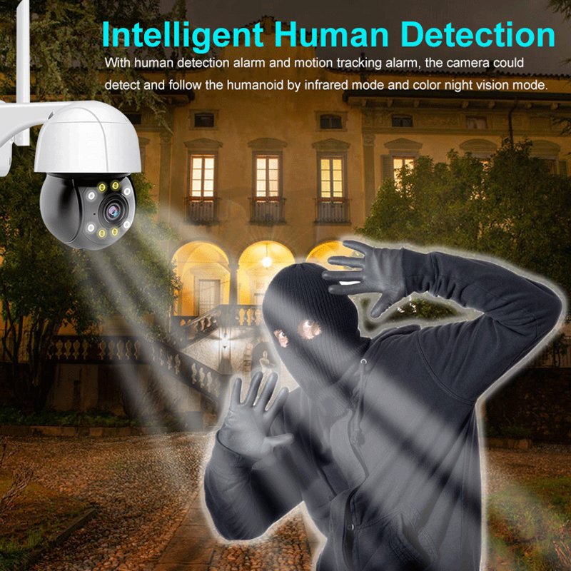 4K 8MP Security Camera System Outdoor Long Range CCTV Security Colorful Night Vision H.265 P2P View ICSEE WIFI VR Camera 360 4K