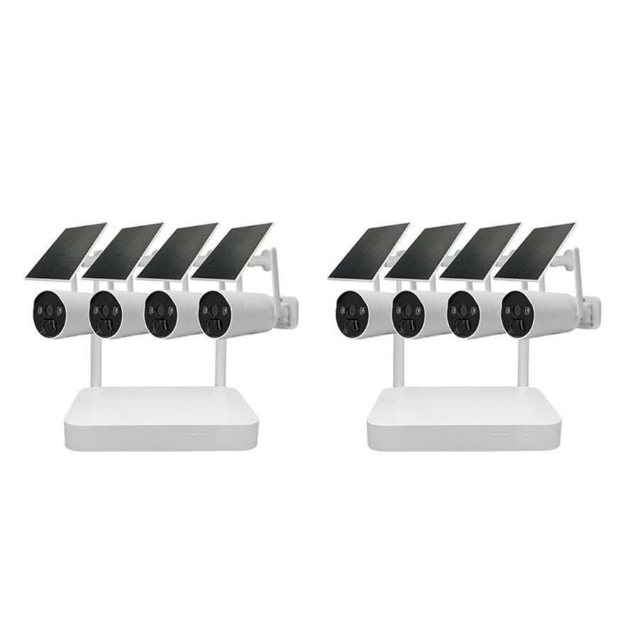 3MP CCTV Security HD Outdoor Surveillance Camera Kit Waterproof Motion Detection 4 Channel Camera System /