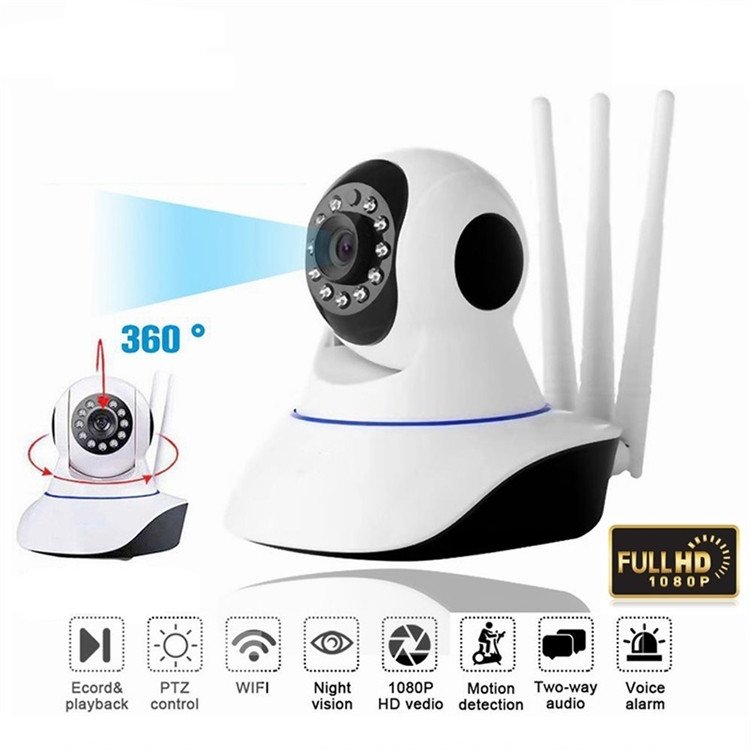 Wholesale Smart WiFi Camera Home Security Surveillance System IPC P2P Pan Tilt SD Card Network Yoosee IP Camera