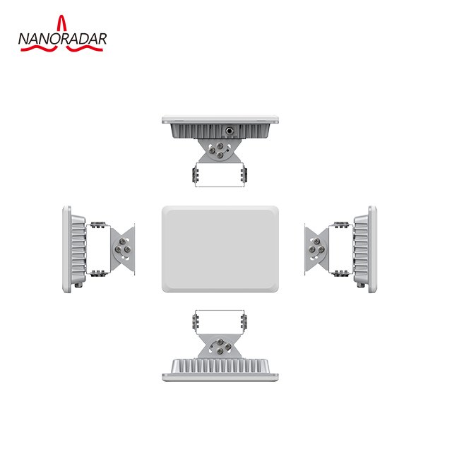 360 Degree Coverage Security and Surveillance Radar Detector, Perimeter Surveillance Monitoring System