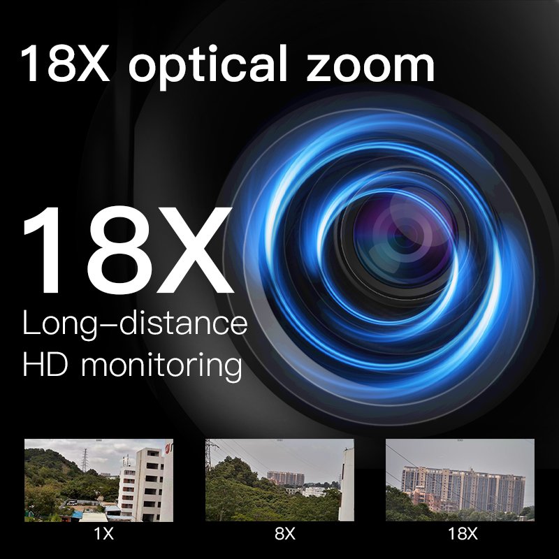 Vstarcam CS66Q-X18 Waterproof Two Way Audio Wireless PTZ Camera CCTV Surveillance Security system 18x zoom IP Camera