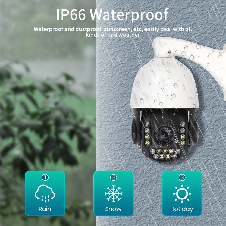 Outdoor 8MP 30X/50X Optical Zoom HD Night Vision IP Surveillance Camera Humaoid detection CCTV 4G Waterproof Security Camera