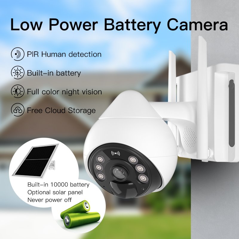 Vstarcam HD Wifi Wireless Network Smart Solar Camera Color Night Vision Motion Detection 3MP Video Home Security Cctv Camera