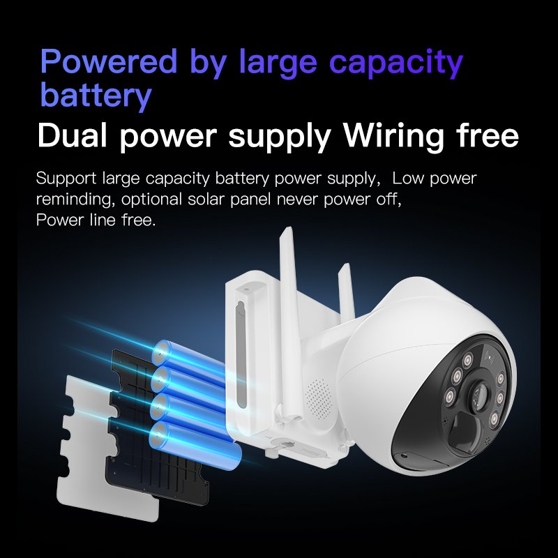 Vstarcam HD Wifi Wireless Network Smart Solar Camera Color Night Vision Motion Detection 3MP Video Home Security Cctv Camera