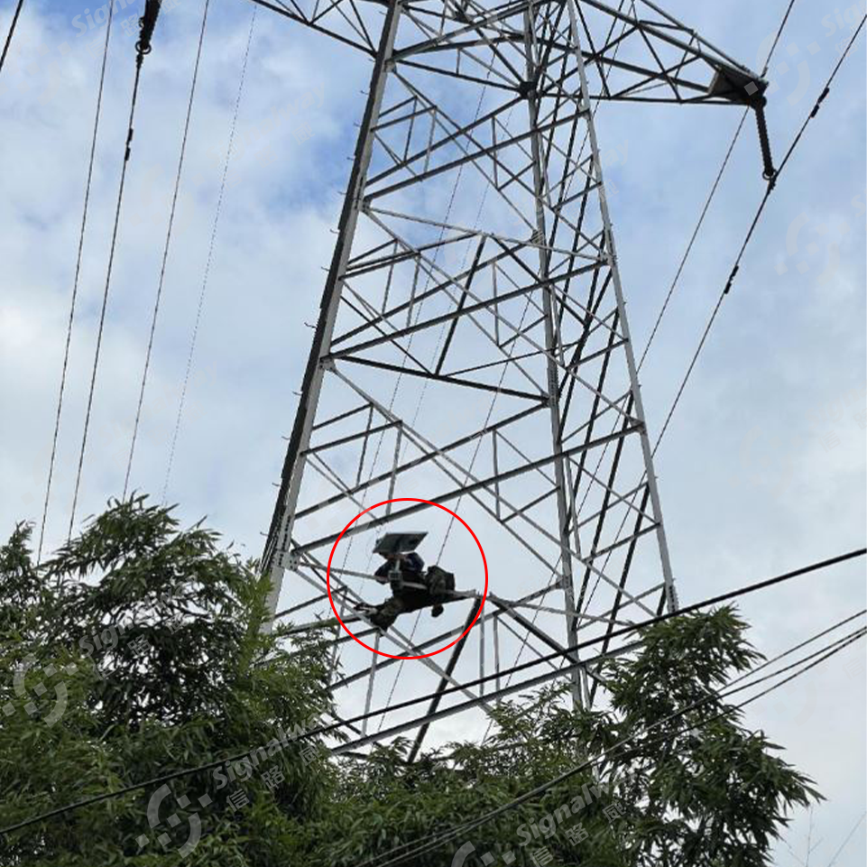 Best outdoor security power transmission lines monitoring 4G/WIFI cameras power grid surveillance systems