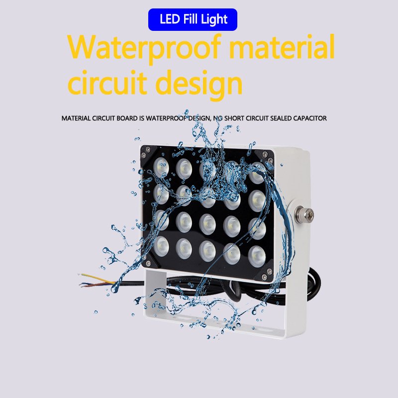 20 LED IR with Wide Angle Light Night Vision CCTV Security Camera for Road Aluminum Body IP66 Rating
