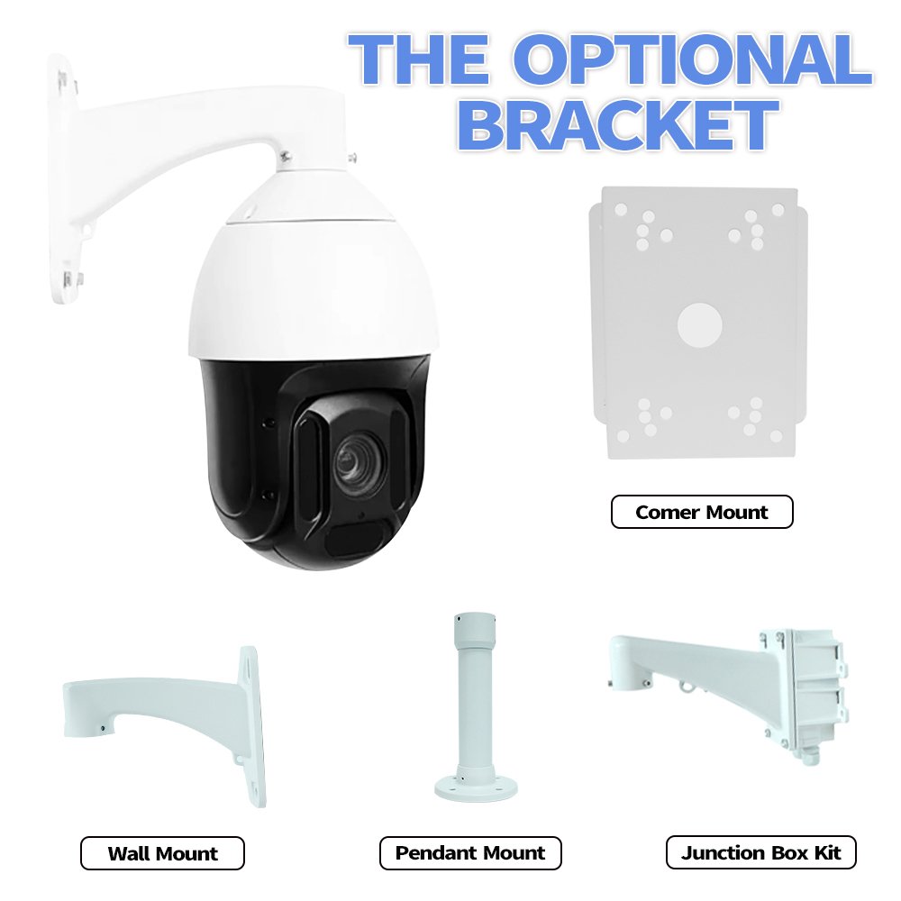 2024 Uniview SKD Full Metal Camera with Wall Mount Highway PTZ Camera 33X Zoom Starlight CCTV Al Speed Dome Network Camera