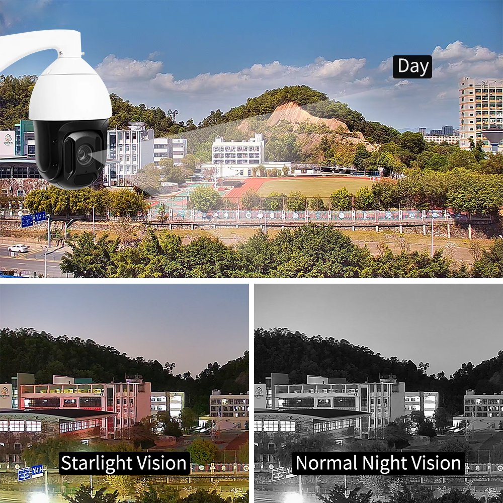 2024 Uniview SKD Full Metal Camera with Wall Mount Highway PTZ Camera 33X Zoom Starlight CCTV Al Speed Dome Network Camera