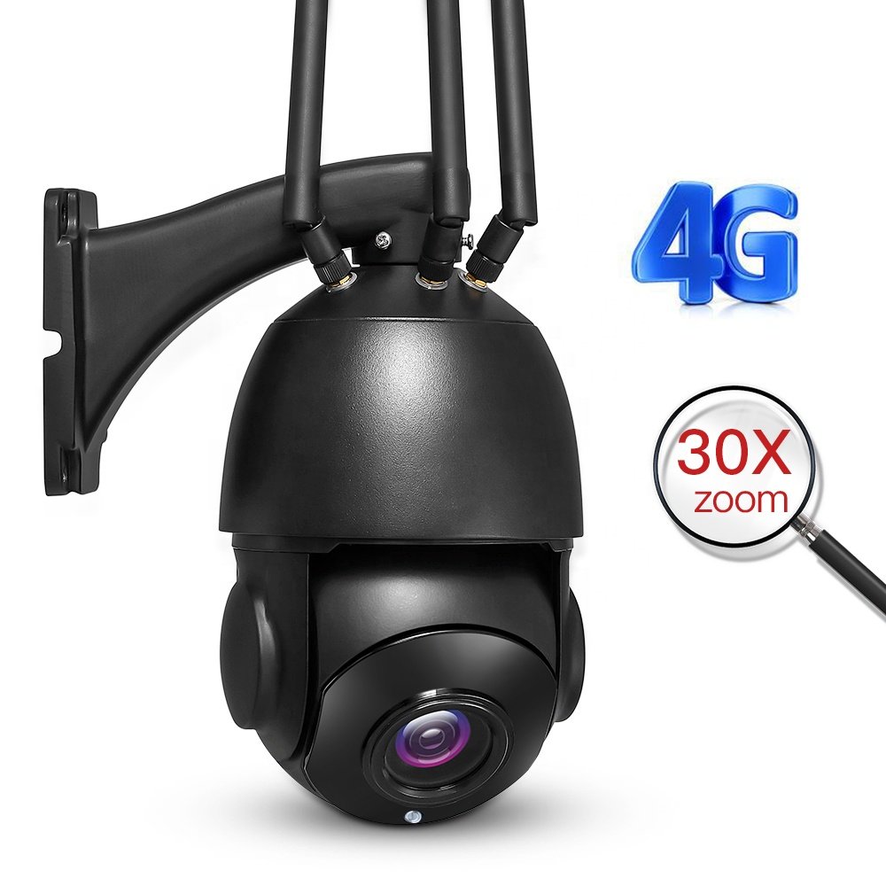 Camhi 4G Ptz 5Mp 30X Cctv Camera 4G Wifi Lan All In One Network Camera Surveillance System