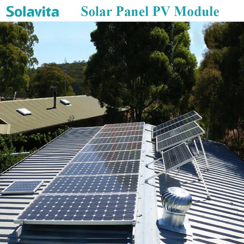 EU Standard Solavita 620 630 640 Watts Solar Plates Solar Energy Products Paneles Solares Inverter ESS Battery