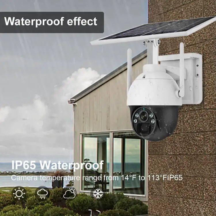 New arrival 2023 solar cctv camera 4g sim card ptz solar camera solar street light with cctv camera 4g