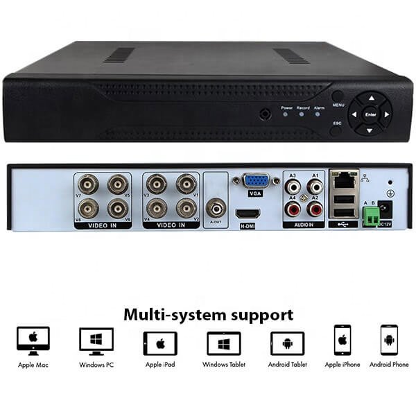 Enster Video Surveillance AHD Camera Security 1080P Combo Kit Home Complete Cctv System
