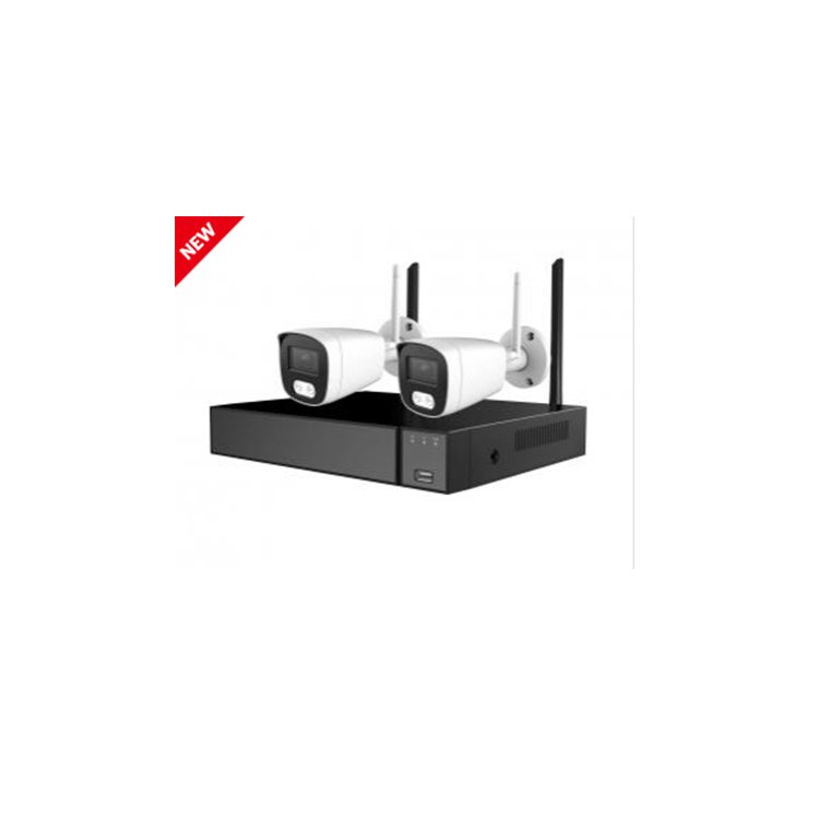 5MP 2CH 4CH Full Color Night Vision Smart Home Camera Security System WIFI NVR Kit Surveillance System