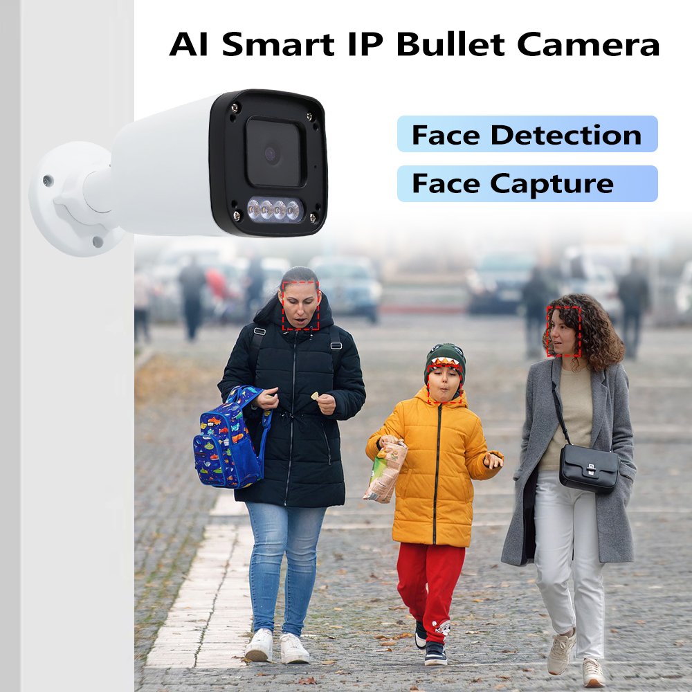 4MP Super ColorVu fix lens CCTV Camera Starlight Full Color Waterproof Outdoor IP Network Bullet Camera