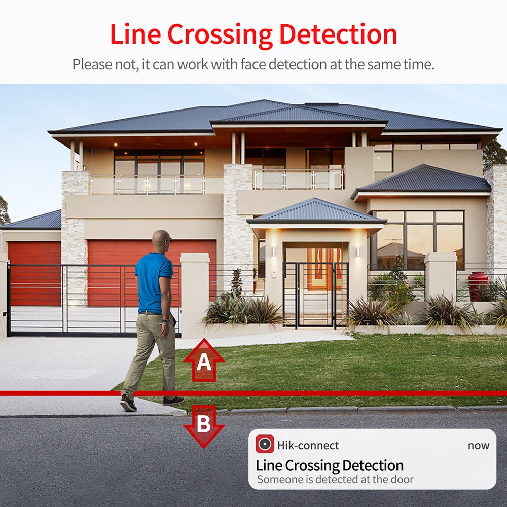 OEM HIK 4MP de Seguridad Home Outdoor Security Surveillance IR Turret POE Camera IP CCTV Camara System