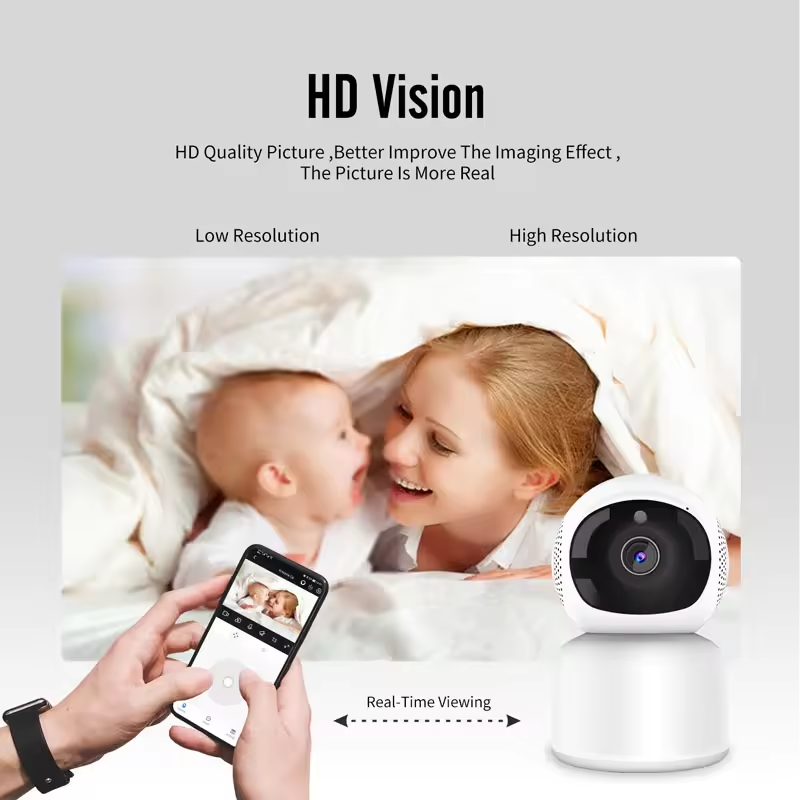 IP Camera 5G WiFi Baby Monitor 1080P Mini Indoor CCTV Security Camera AI Tracking Audio Video Surveillance Camera Alexa