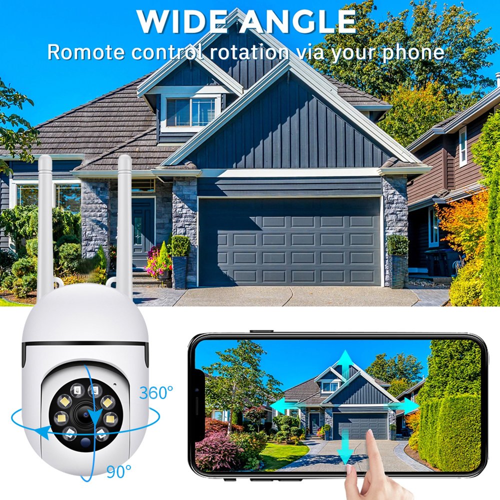 Full HD 1080P 3M WiFi IP Security Camera Video Two-way Audio Night Vision Remote Monitoring Surveillance Cam