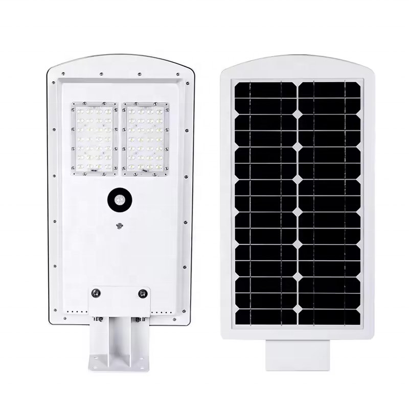 Waterproof Solar Street Light with Remote Control LED Street Light All in One Outdoor 30w 40w 50w Black Wifi Surveillance Camera