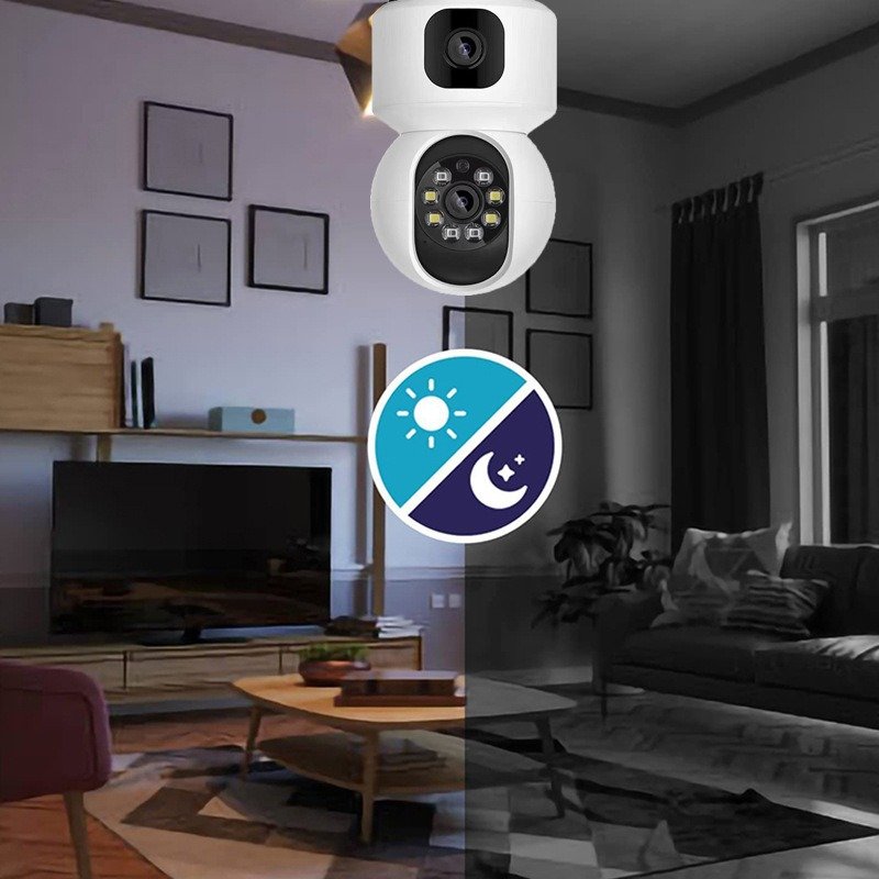 Binocular shaking machine wholesale indoor monitoring home remote mobile phone night vision HD wireless surveillance camera