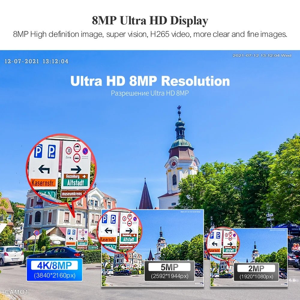 8MP Resolution 16-Channel NVR Kit with Night Vision Two-Way Audio Motion Tracking Cloud Storage for Industrial Facility Security