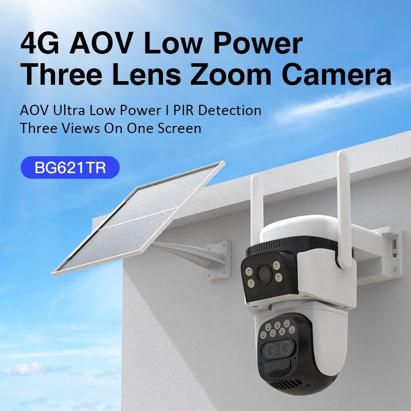 Okam 8MP Outdoor 10x Zoom Wireless Wifi Camera Two-Way Audio Push Alarm Security System Cctv Camera Night Vision 4K