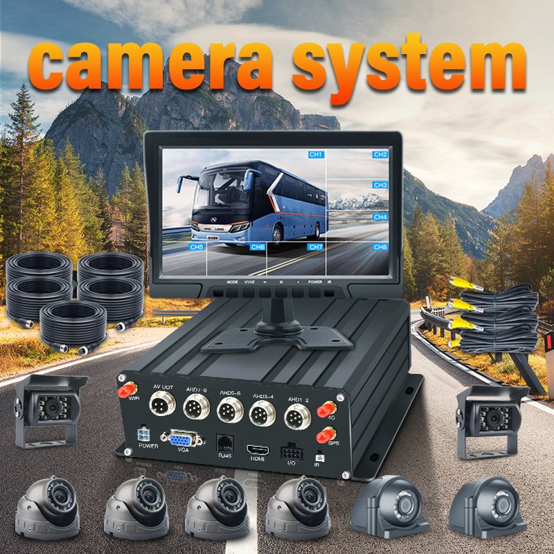 Security tuck dvr trailer bus Camera System 4ch 8ch mdvr Audio Record Video Surveillance truck car 4g gps ai cctv mobile mdvr