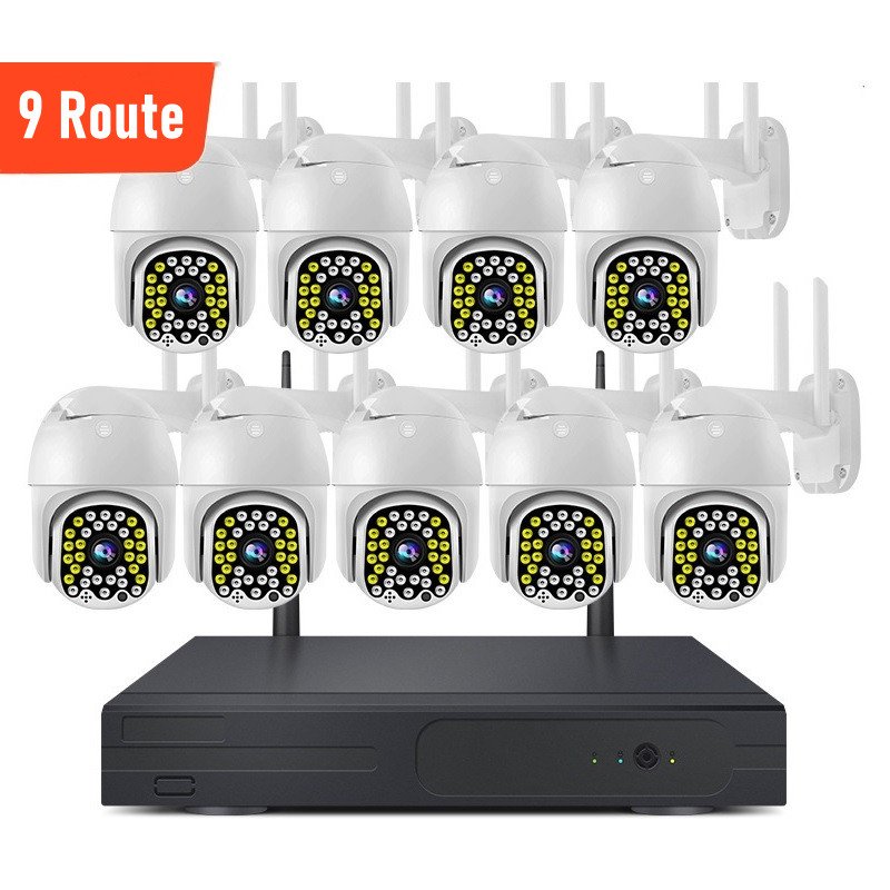 2K Ultra HD POE Video Surveillance System 8CH H.265+ NVR With HD Security Cameras CCTV Kit Audio Recording 3MP Ip Camera