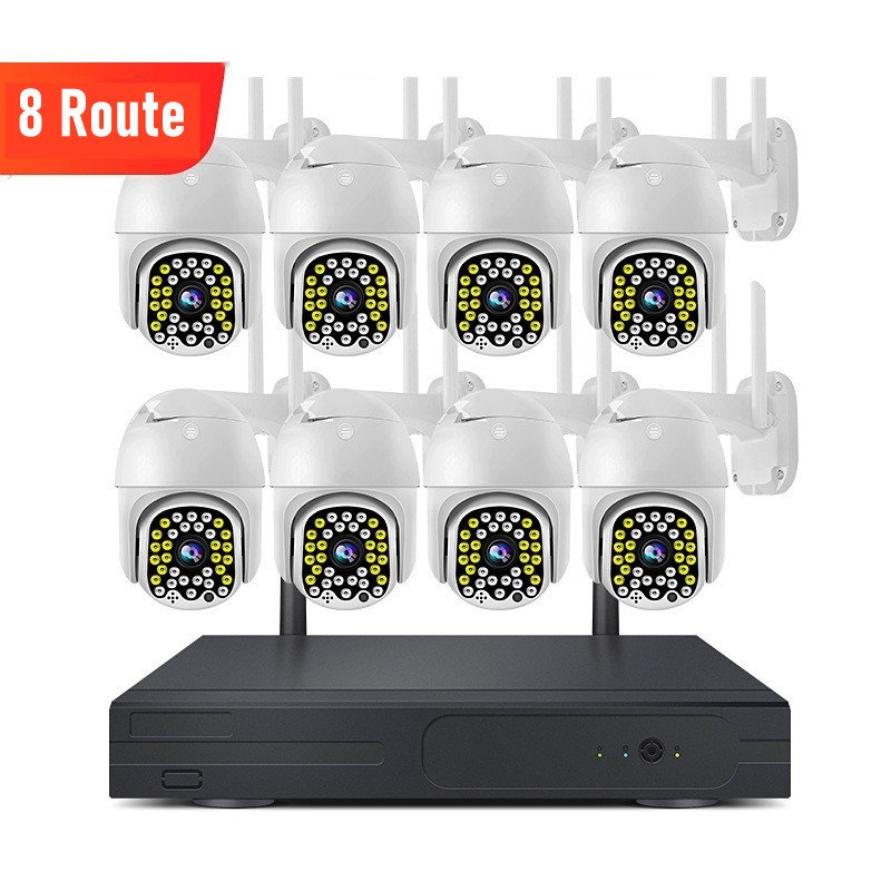 2K Ultra HD POE Video Surveillance System 8CH H.265+ NVR With HD Security Cameras CCTV Kit Audio Recording 3MP Ip Camera