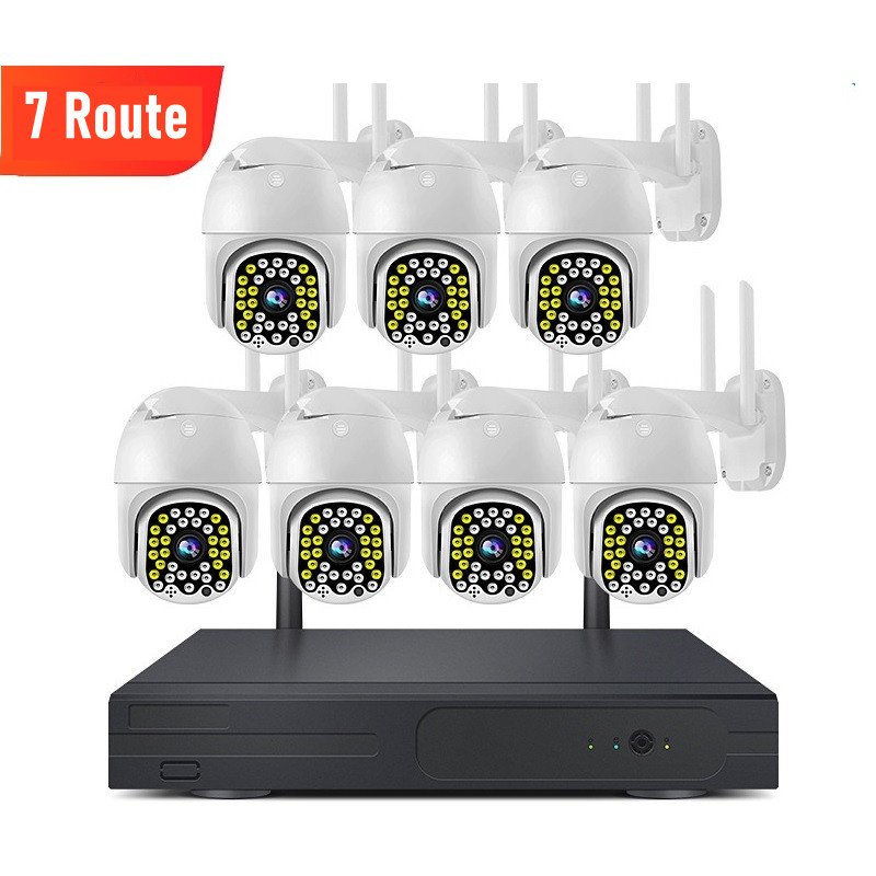 2K Ultra HD POE Video Surveillance System 8CH H.265+ NVR With HD Security Cameras CCTV Kit Audio Recording 3MP Ip Camera