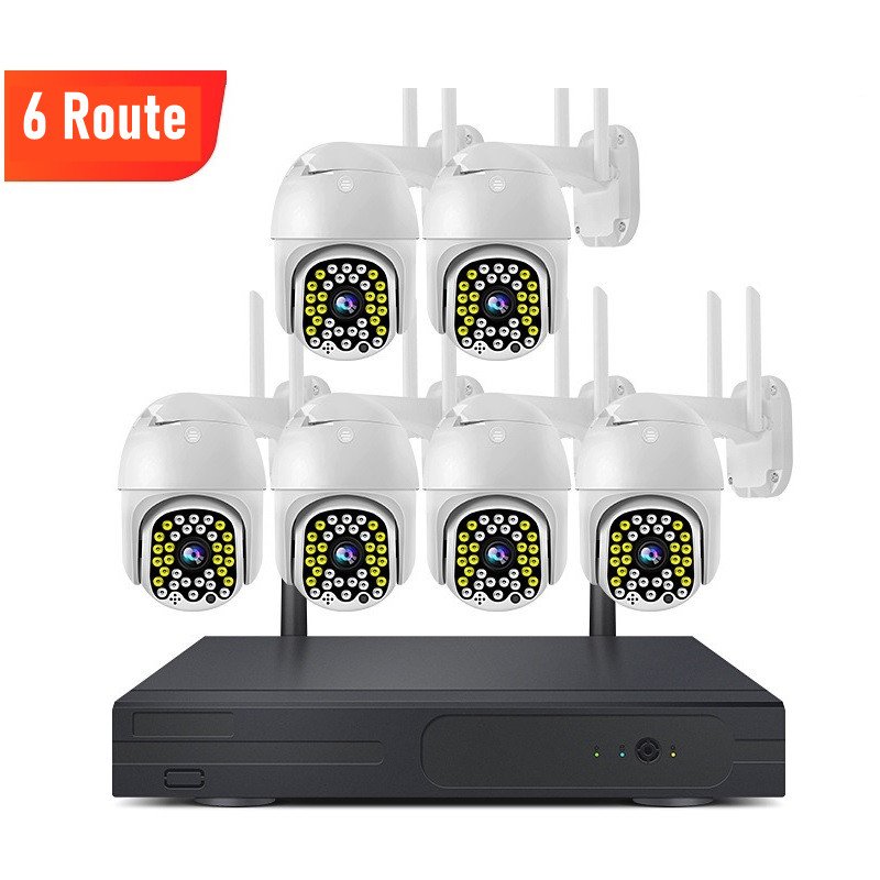 2K Ultra HD POE Video Surveillance System 8CH H.265+ NVR With HD Security Cameras CCTV Kit Audio Recording 3MP Ip Camera