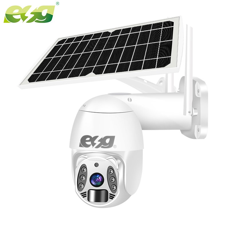 ESG Factory HD Supply 4G Wireless Solar Panel Power Security Surveillance Solar Camera