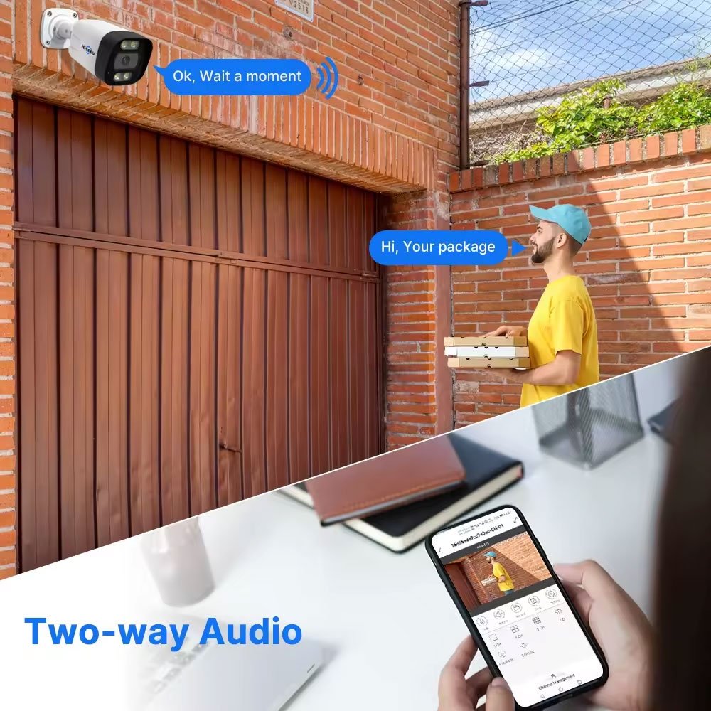 Scalable HD 8/5/4MP NVR Security System Kit 16/32/72CH Wide Angle Two-Way Audio Large Scale Night Vision Indoor Outdoor