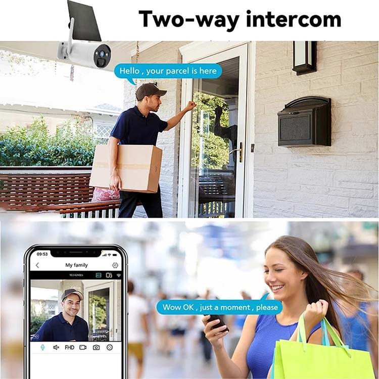 Rscamtom 4MP Auto Tracking CCTV camera Waterproof Security Night Vision Camera Wifi Cctv Surveillance System