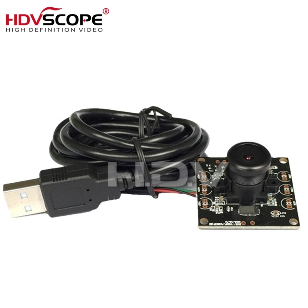 2 Megapixel HD USB Camera Board 1/2.7'' OV2710 USB Web Camera Module 1920x1080 3.6mm Lens Embedded Security Surveillance Systems